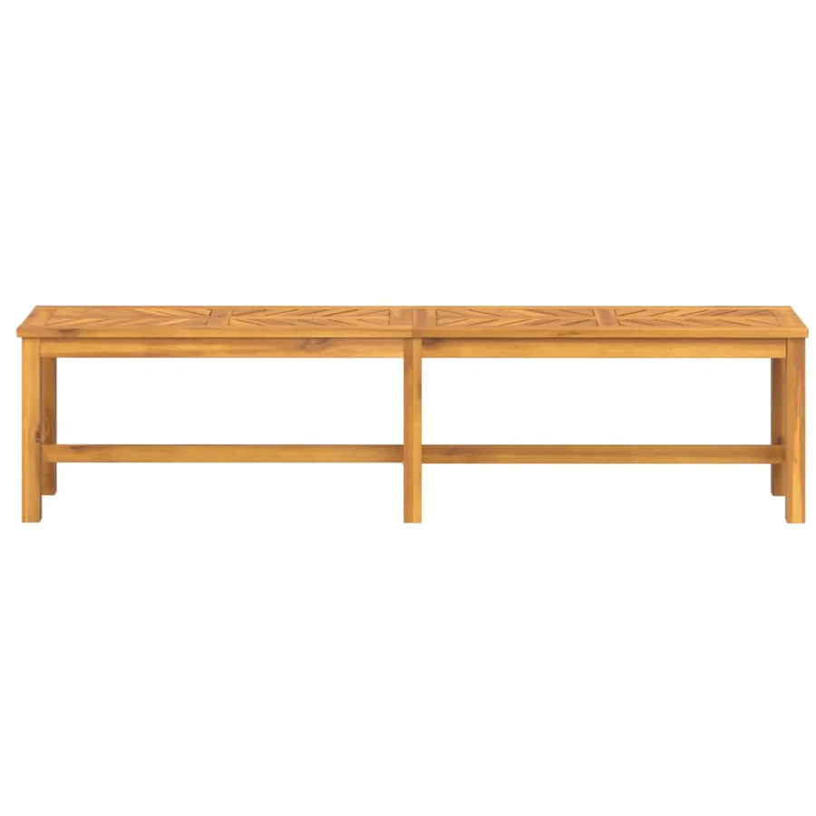 Banc de jardin 180 cm bois massif d'acacia - 3