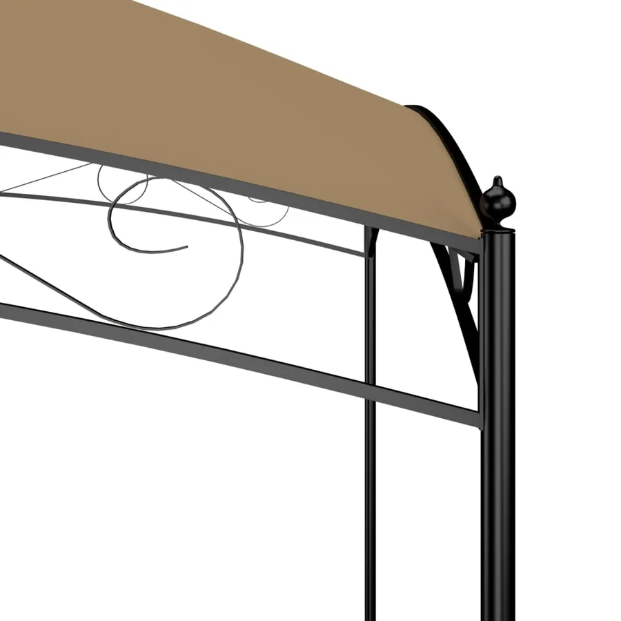 Belvédère 3x3x2,65 m Taupe 180 g/m² - 4