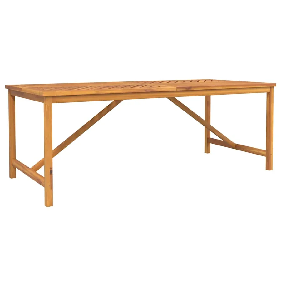 Ensemble de salle à manger pour jardin 9 pc Marron - 6