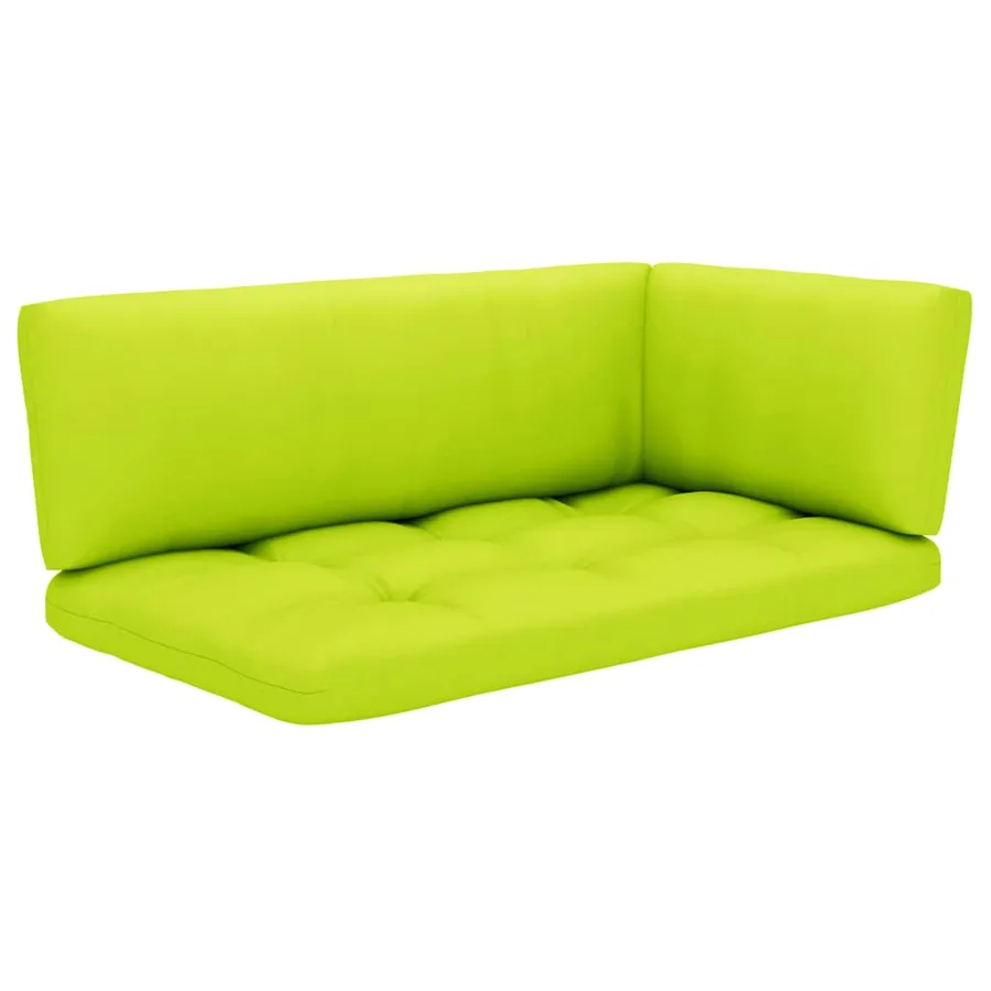 Canapé d'angle palette de jardin bois de pin imprégné - 6