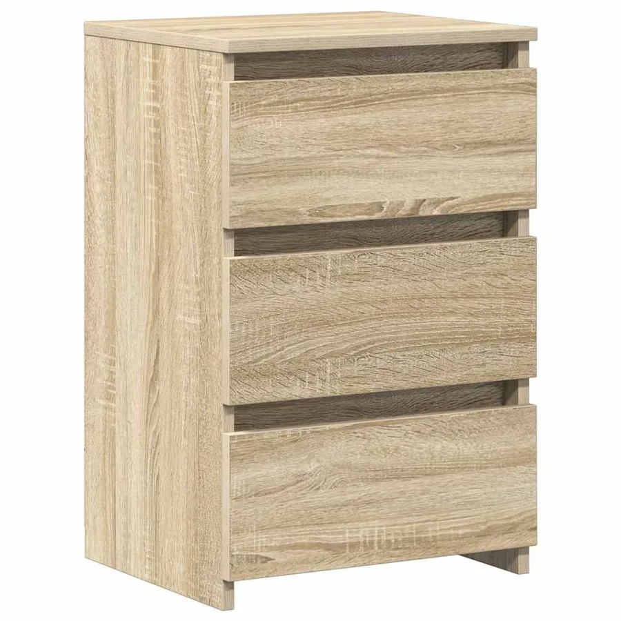 Tables de chevet 2pcs chêne sonoma 40x35x62,5cm bois ingénierie - 3