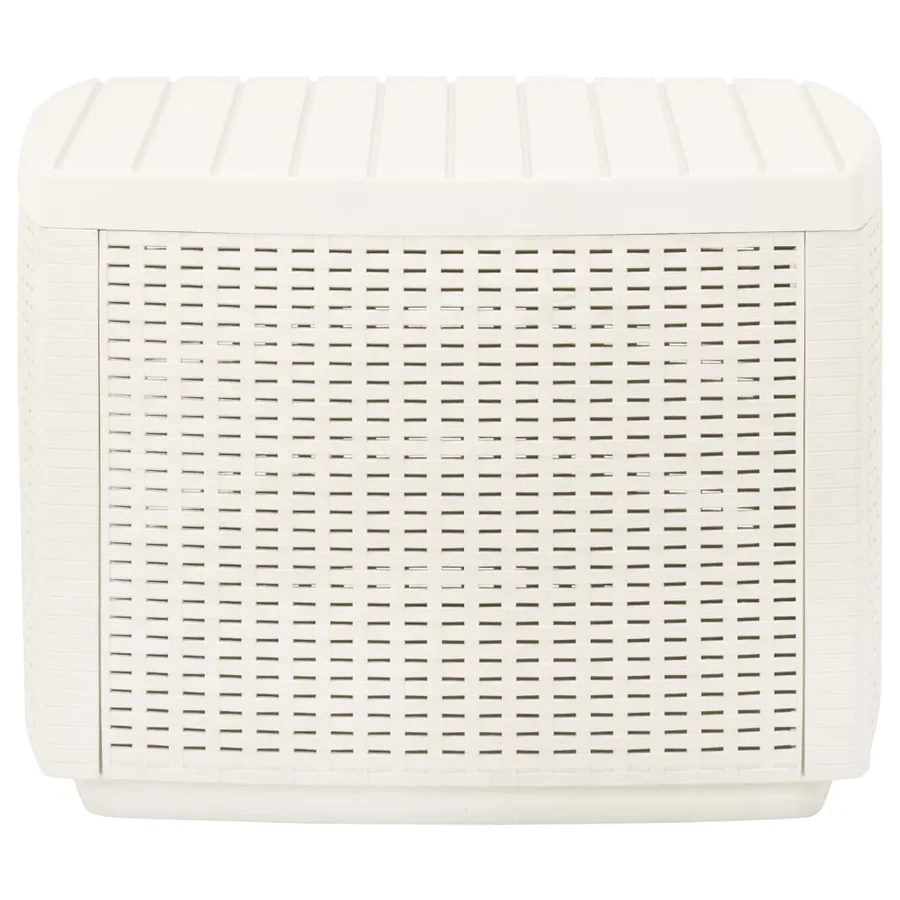 Table de jardin Blanc 53x53x40 cm Plastique - 2