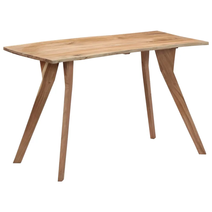 Table de salle à manger 120x58x76 cm Bois d'acacia solide - 11