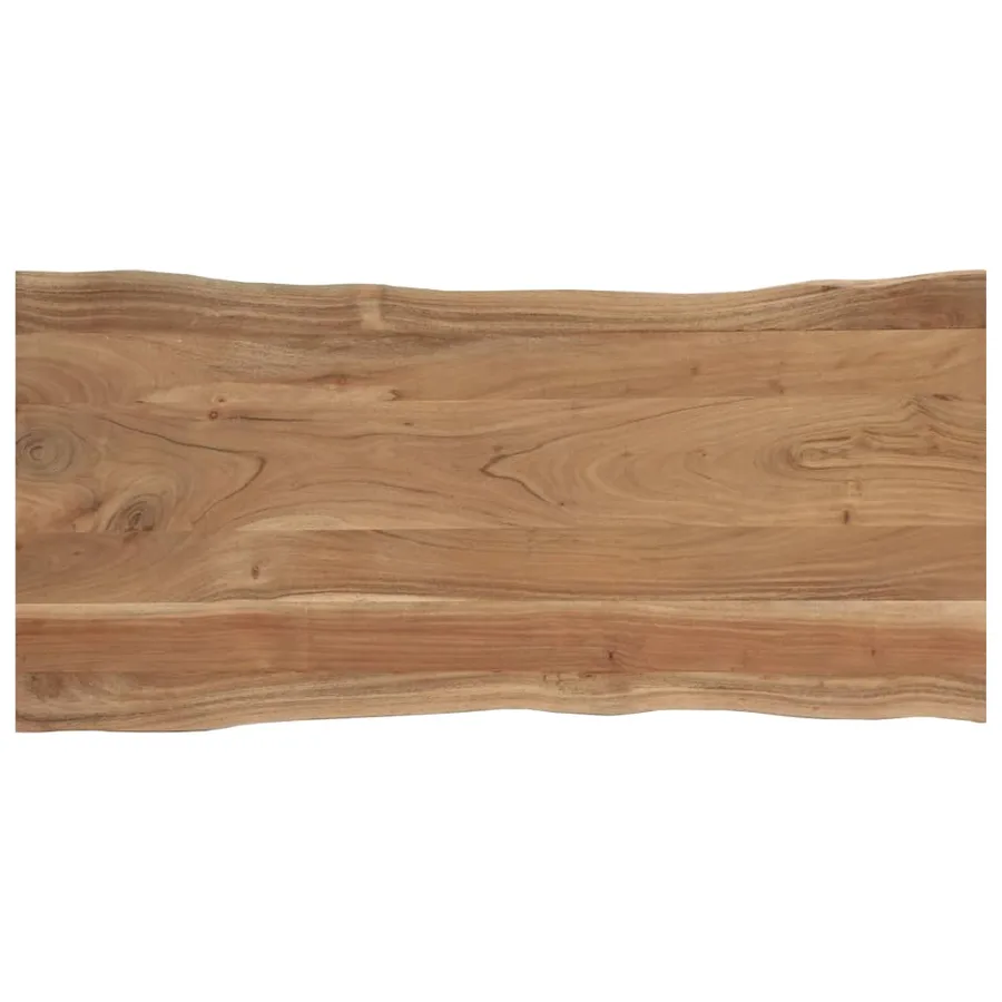 Table de salle à manger 120x58x76 cm Bois d'acacia solide - 4