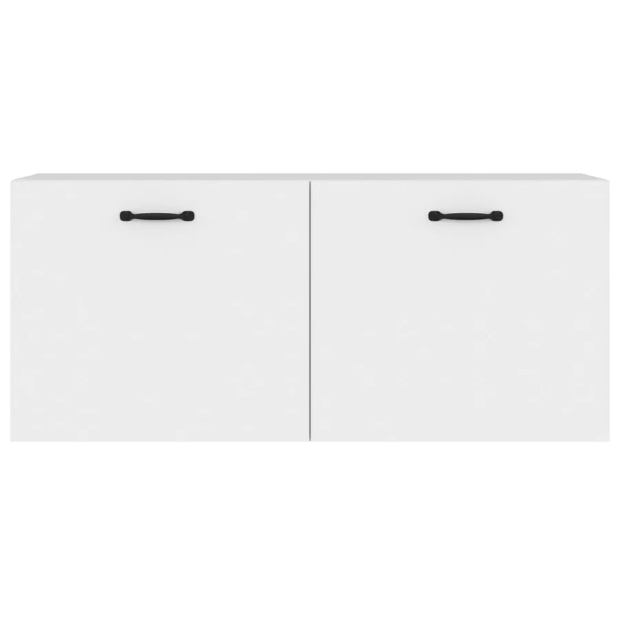 Armoire murale blanc 80x36,5x35 cm bois d'ingénierie - 5