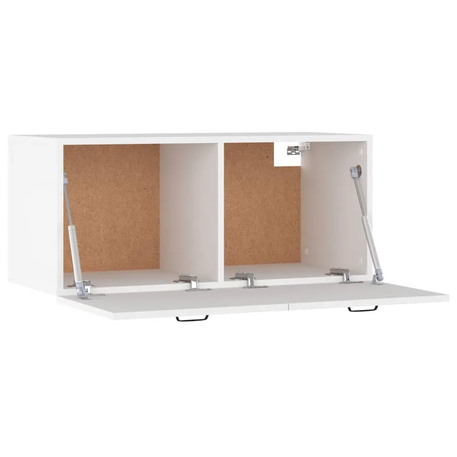 Armoire murale blanc 80x36,5x35 cm bois d'ingénierie - 6