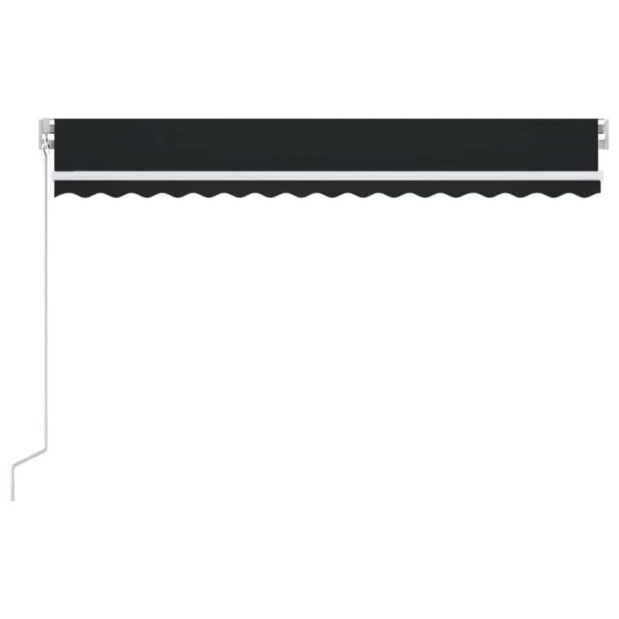 Auvent manuel rétractable 450x350 cm Anthracite - 3