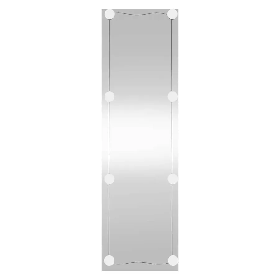 Miroir mural avec lumières LED 30x100 cm verre rectangulaire - 2