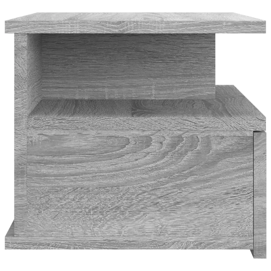 Tables de chevet flottantes 2 pcs Sonoma gris 40x31x27 cm - 6