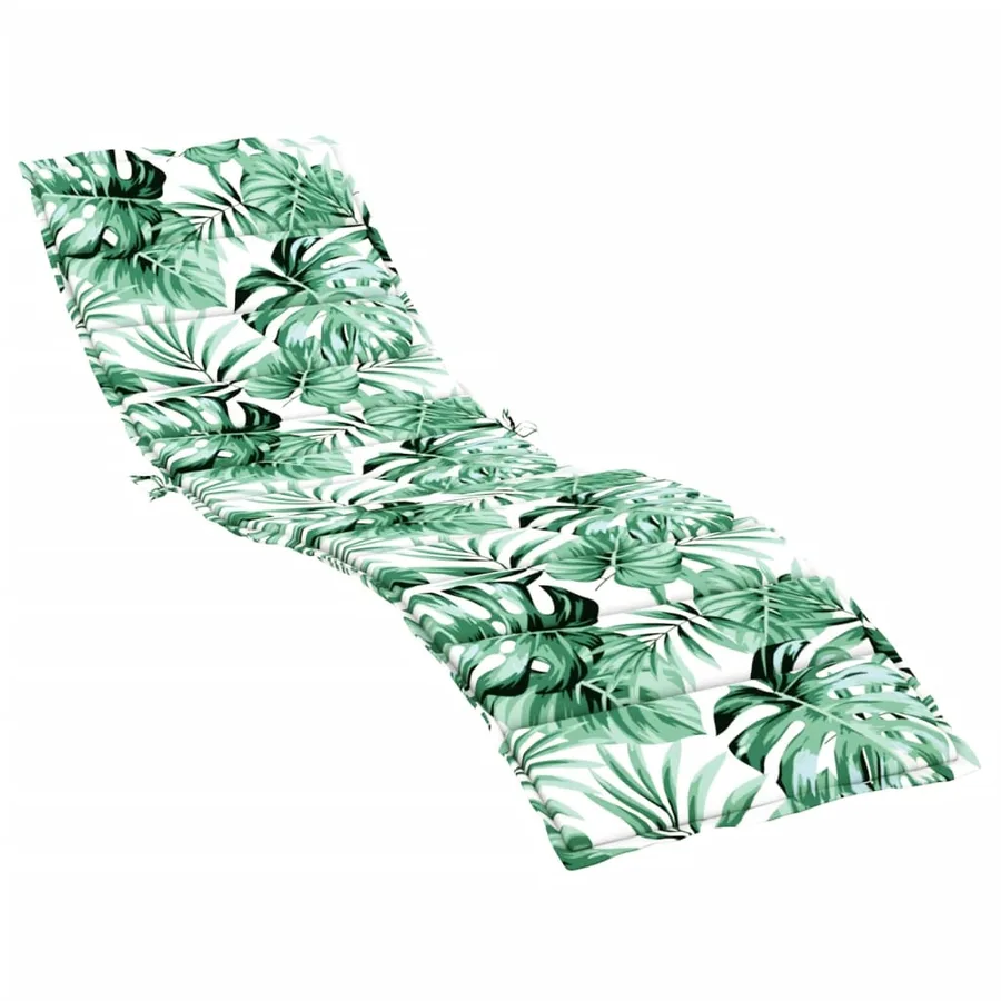 Coussin de chaise longue motif de feuilles tissu oxford - 2