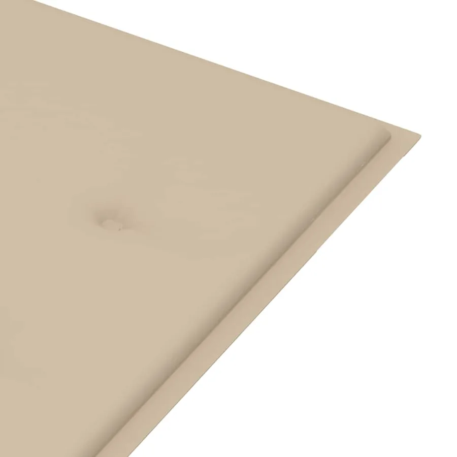 Banc de jardin avec coussin 120 cm Bois d'acacia massif - 7