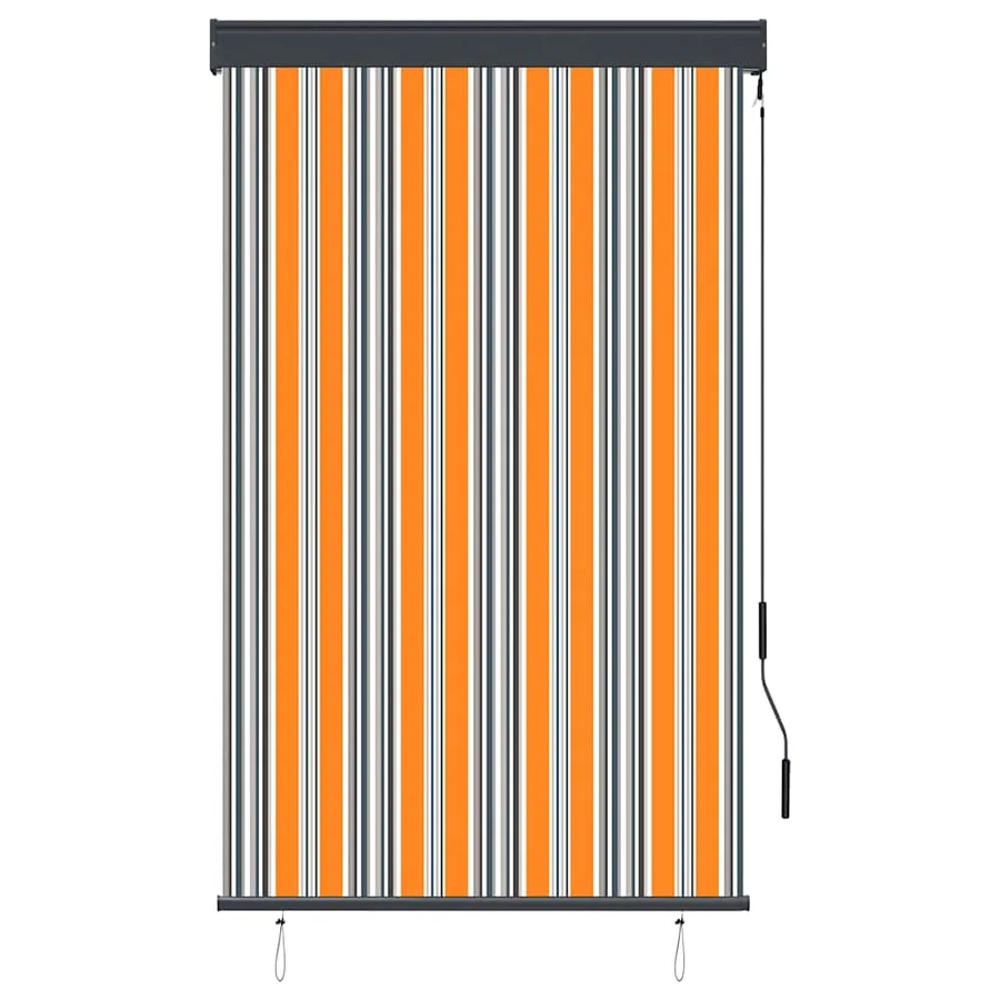 Store roulant d'extérieur 100x250 cm Jaune et bleu - 2