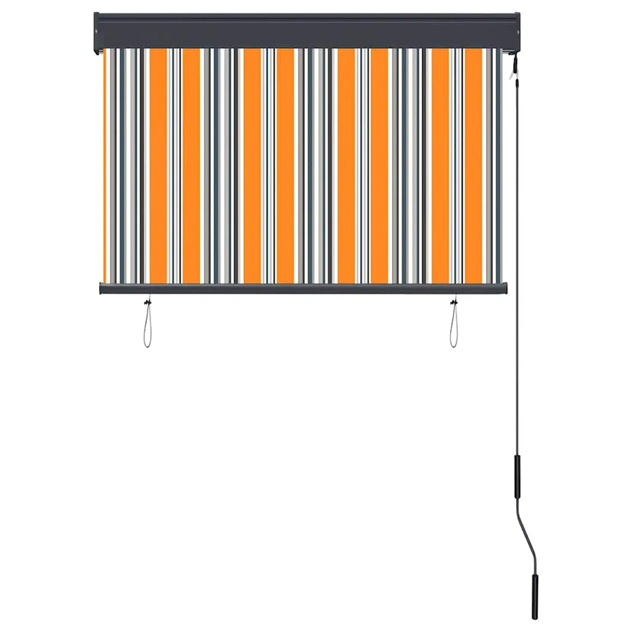 Store roulant d'extérieur 100x250 cm Jaune et bleu - 4