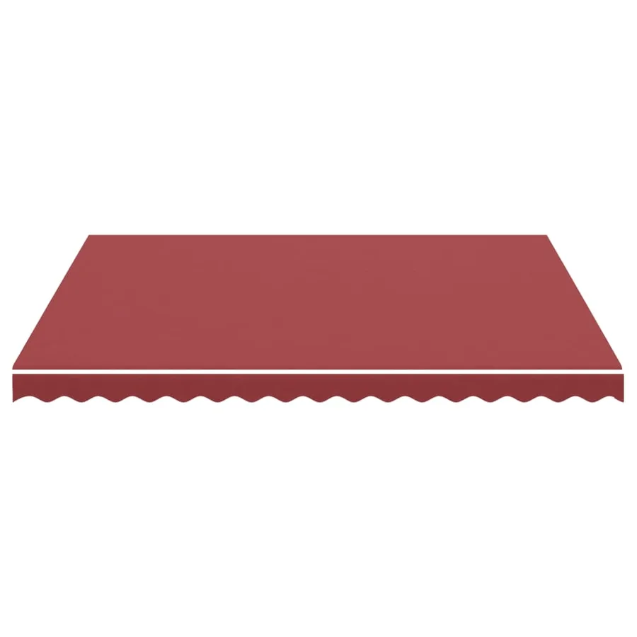 Tissu de remplacement pour auvent bordeaux rouge 4x3,5 m polyester - 3