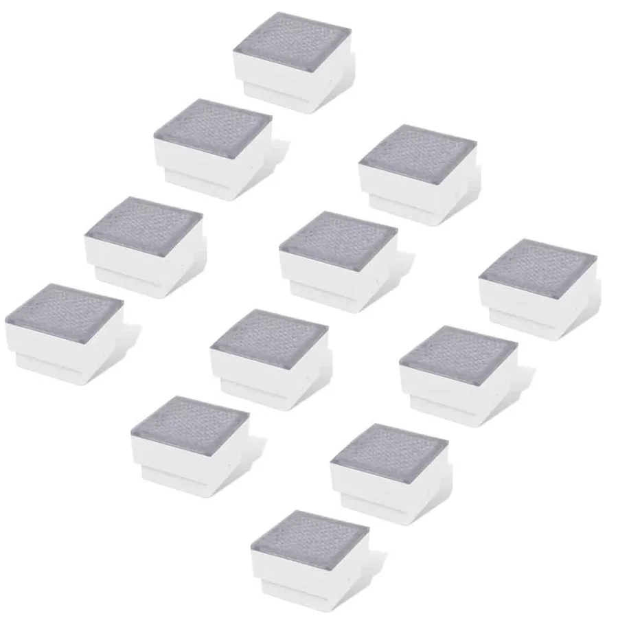 Lampes LED enterrées 12 pcs 100x100x68 mm - 2
