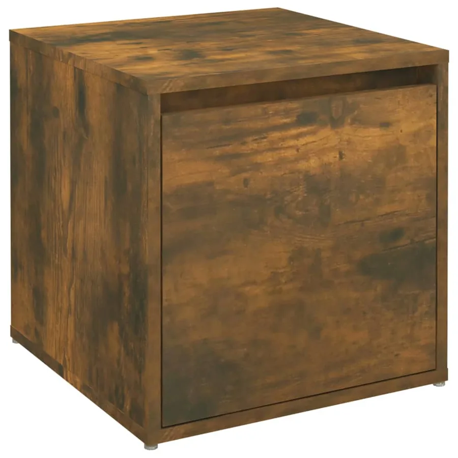 Tiroir boîte Chêne fumé 40,5x40x40 cm Bois d'ingénierie - 2