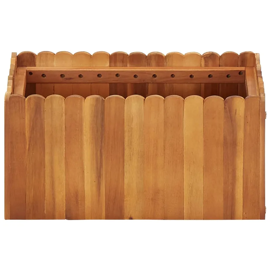 Lit surélevé de jardin 50x30x25 cm Bois massif d'acacia - 2