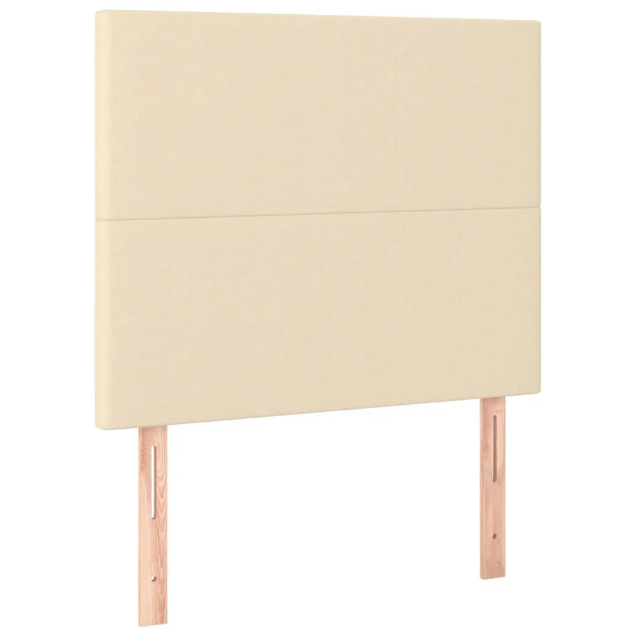 Tête de lit Crème 100x5x118/128 cm Tissu - 2