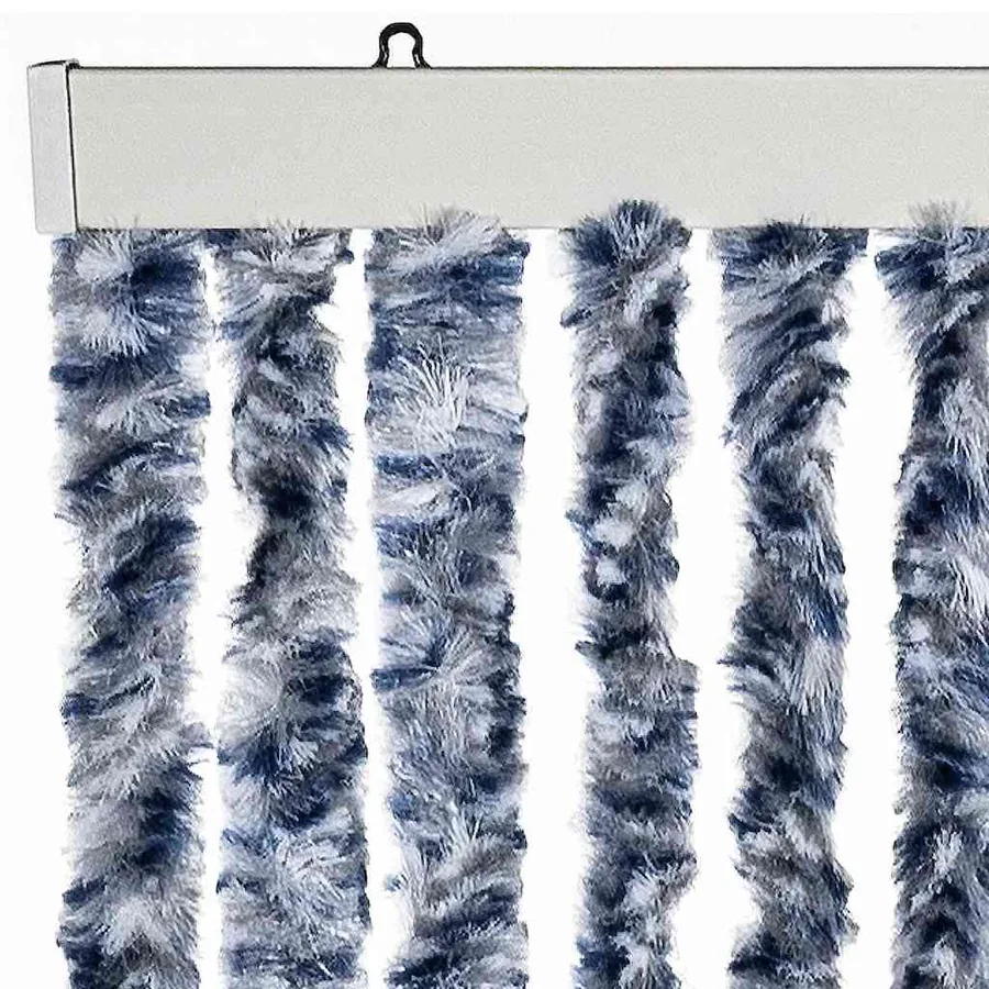 Moustiquaire Bleu et blanc 56x200 cm Chenille - 4