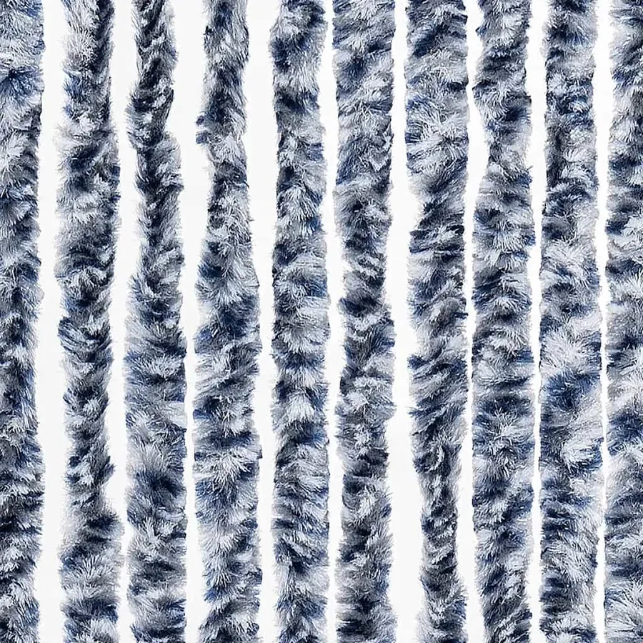 Moustiquaire Bleu et blanc 56x200 cm Chenille - 6
