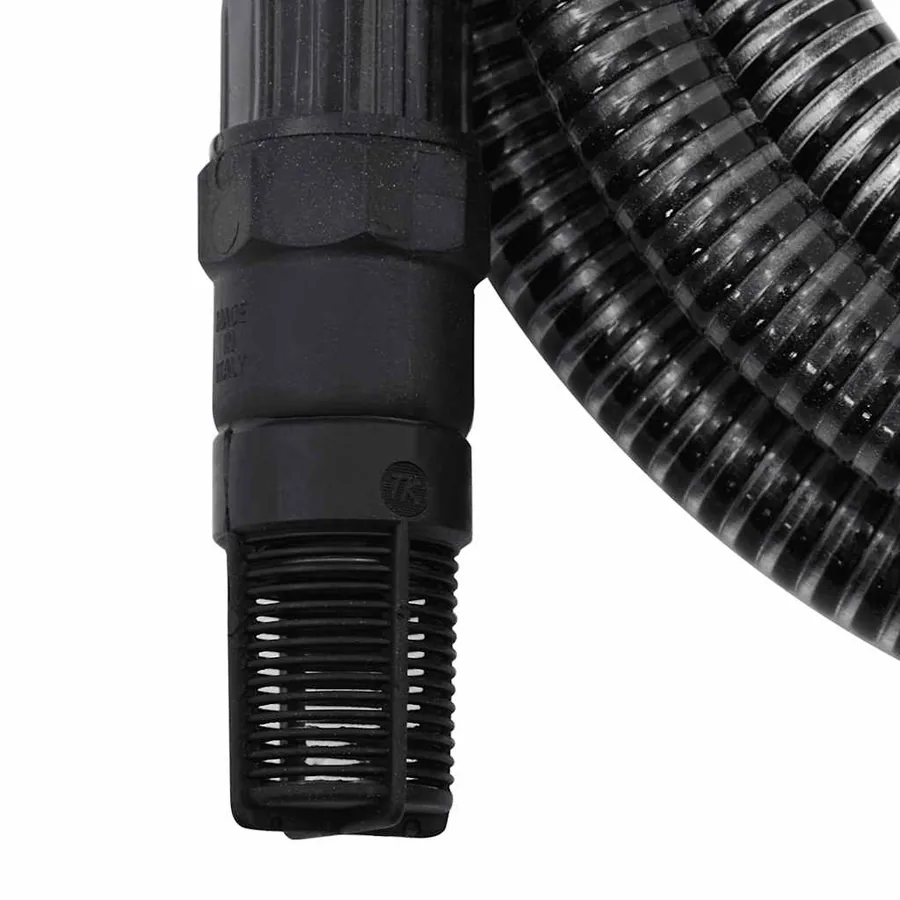 Tuyau d'aspiration avec raccords en PVC noir 1" 7 m PVC - 5