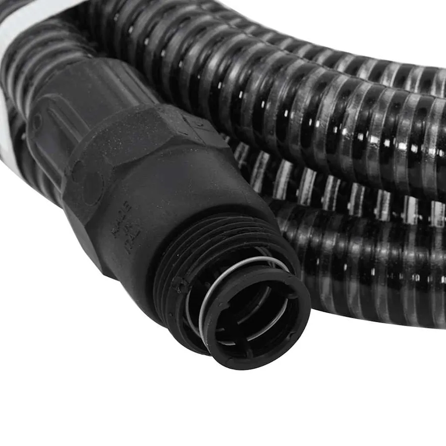Tuyau d'aspiration avec raccords en PVC noir 1" 7 m PVC - 7