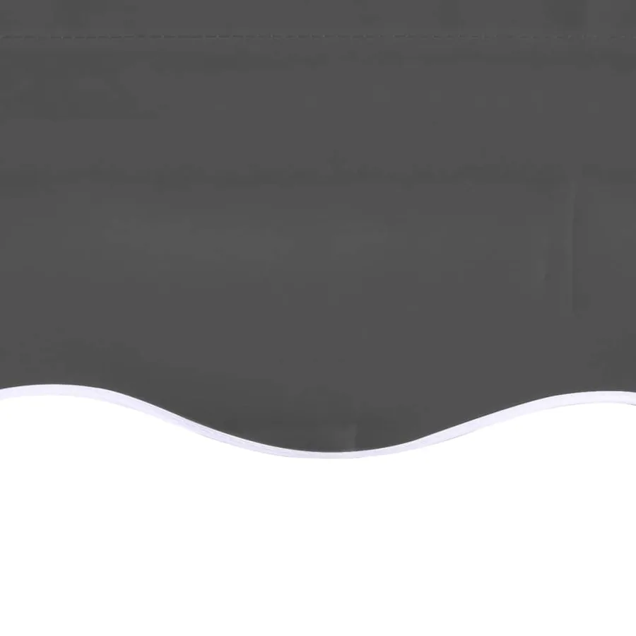 Tissu de remplacement pour auvent anthracite 6x3,5 m polyester - 5