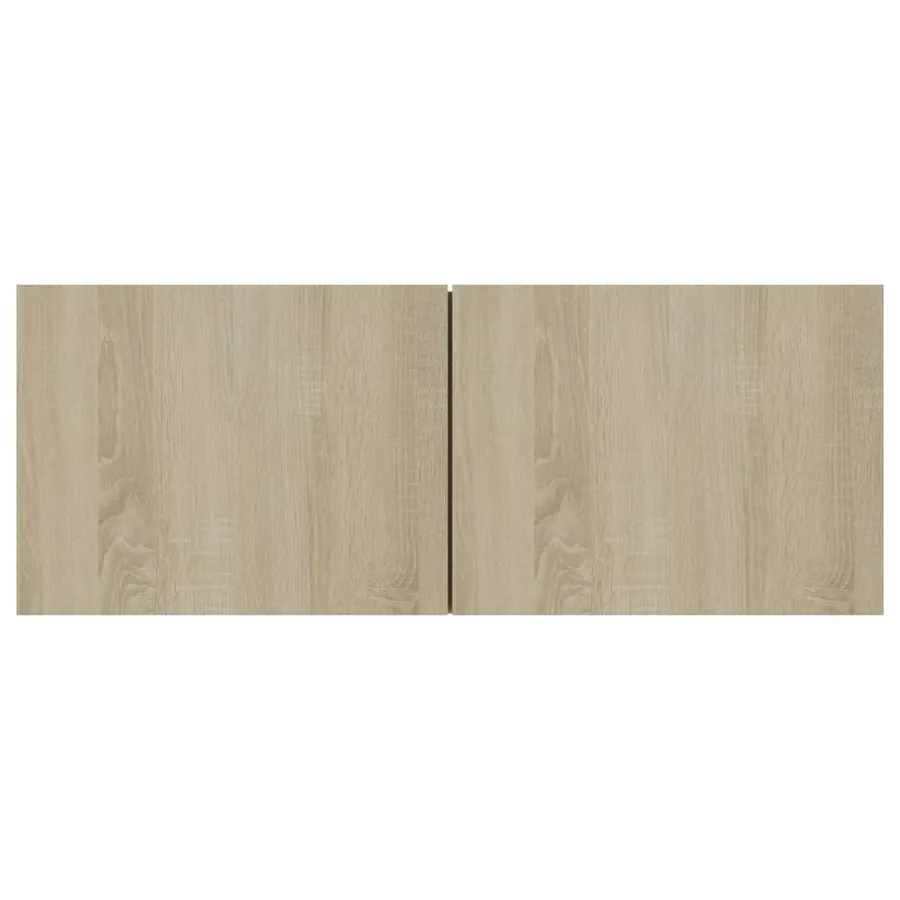 Meubles TV 4 pcs Chêne sonoma 80x30x30 cm Bois d'ingénierie - 6