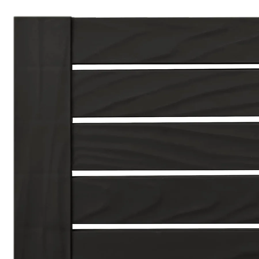 Chaises longues lot de 2 noir 155x58x83 cm polypropylène - 9