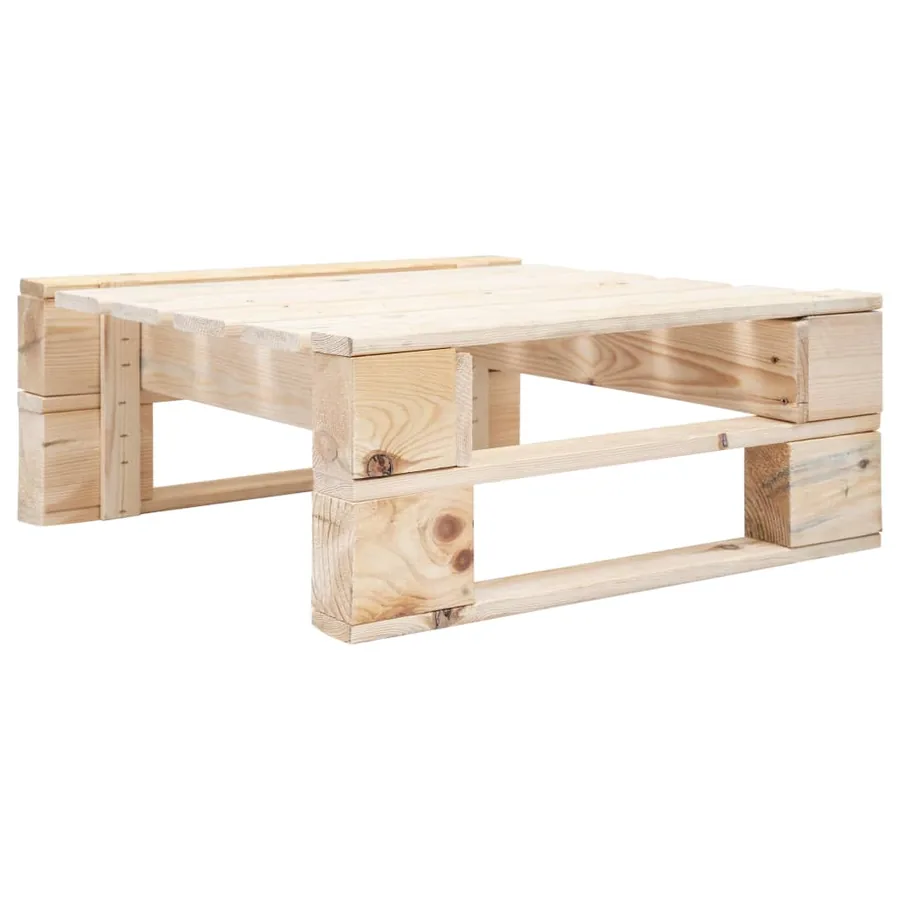 Salon de jardin palette 6pcs avec coussins Bois de pin imprégné - 3