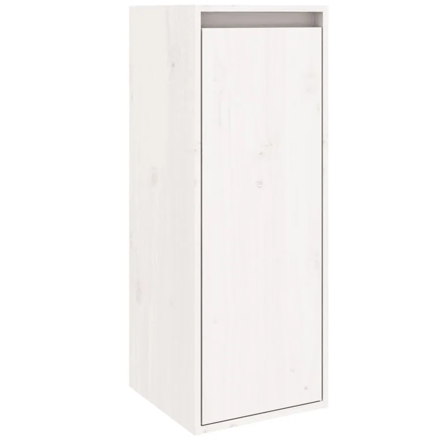 Armoires murales 2 pcs Blanc 30x30x80 cm Bois de pin massif - 5
