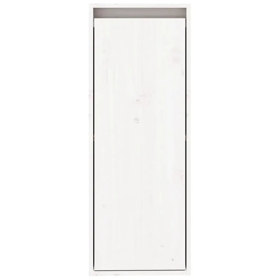 Armoires murales 2 pcs Blanc 30x30x80 cm Bois de pin massif - 7