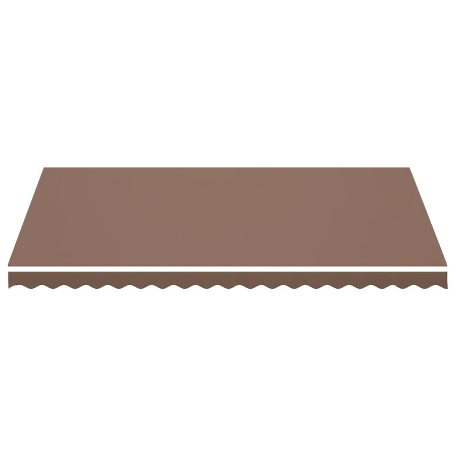 Tissu de remplacement pour auvent marron 4,5x3 m polyester - 3