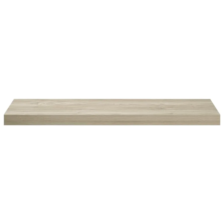 Étagère flottante murale chêne 80x23,5x3,8 cm MDF - 6