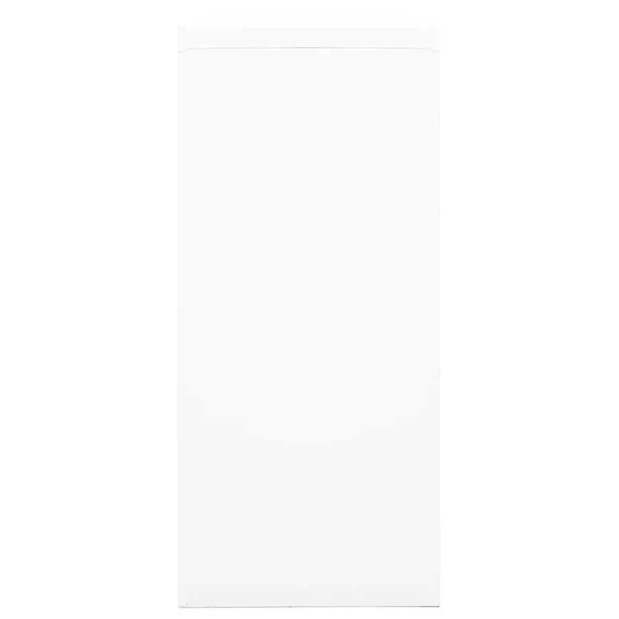 Armoire à portes coulissantes Blanc 90x40x90 cm Acier - 3