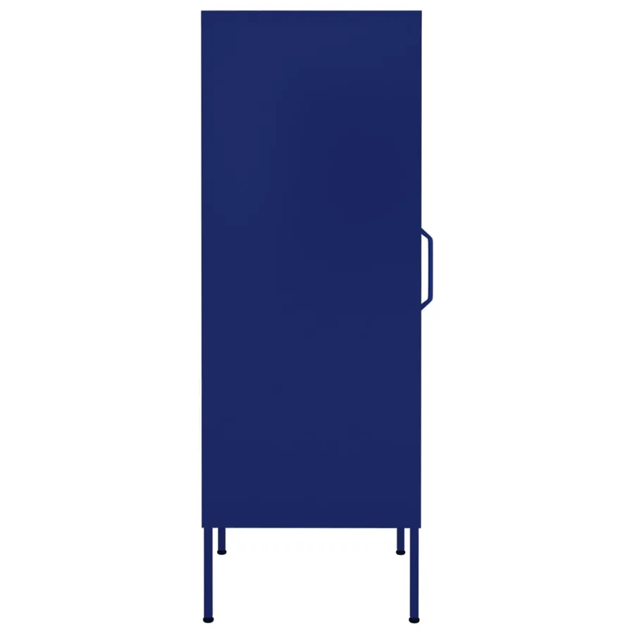 Armoire de rangement Bleu marine 42,5x35x101,5 cm Acier - 4