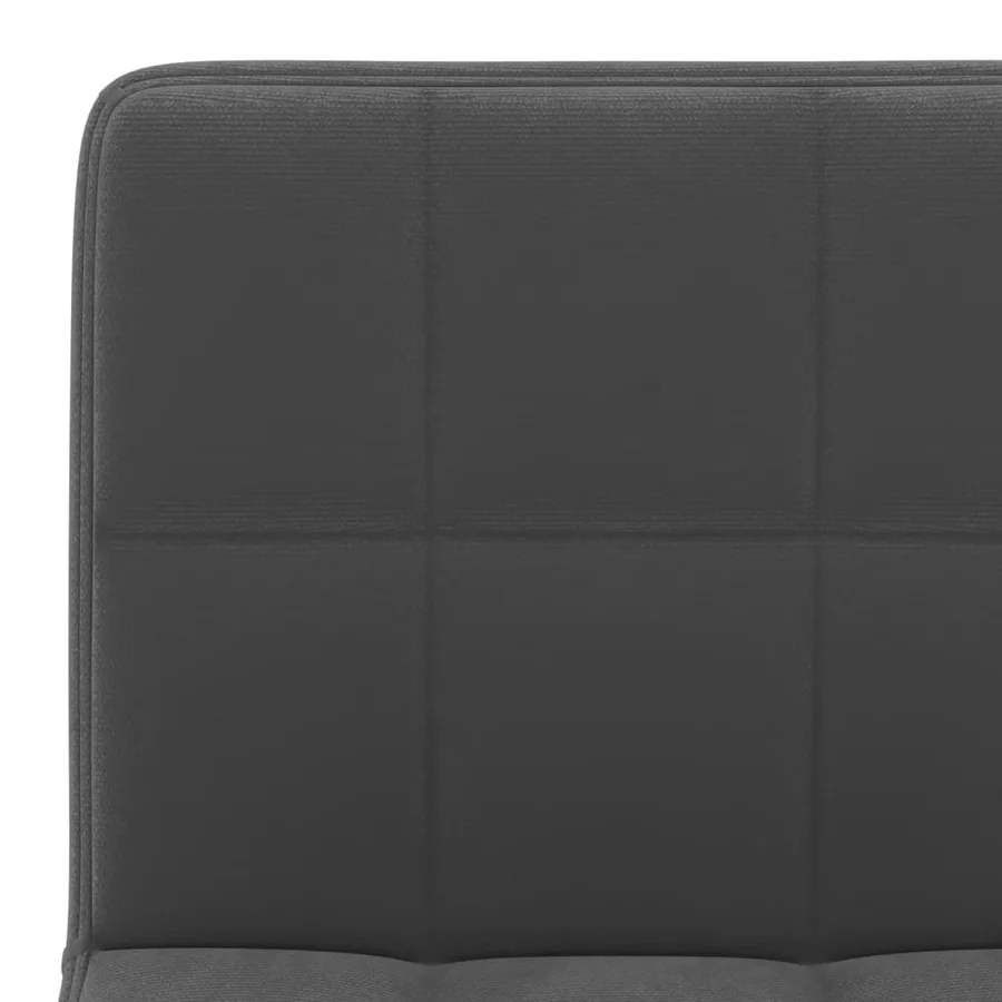 Tabourets de bar lot de 2 noir velours - 8