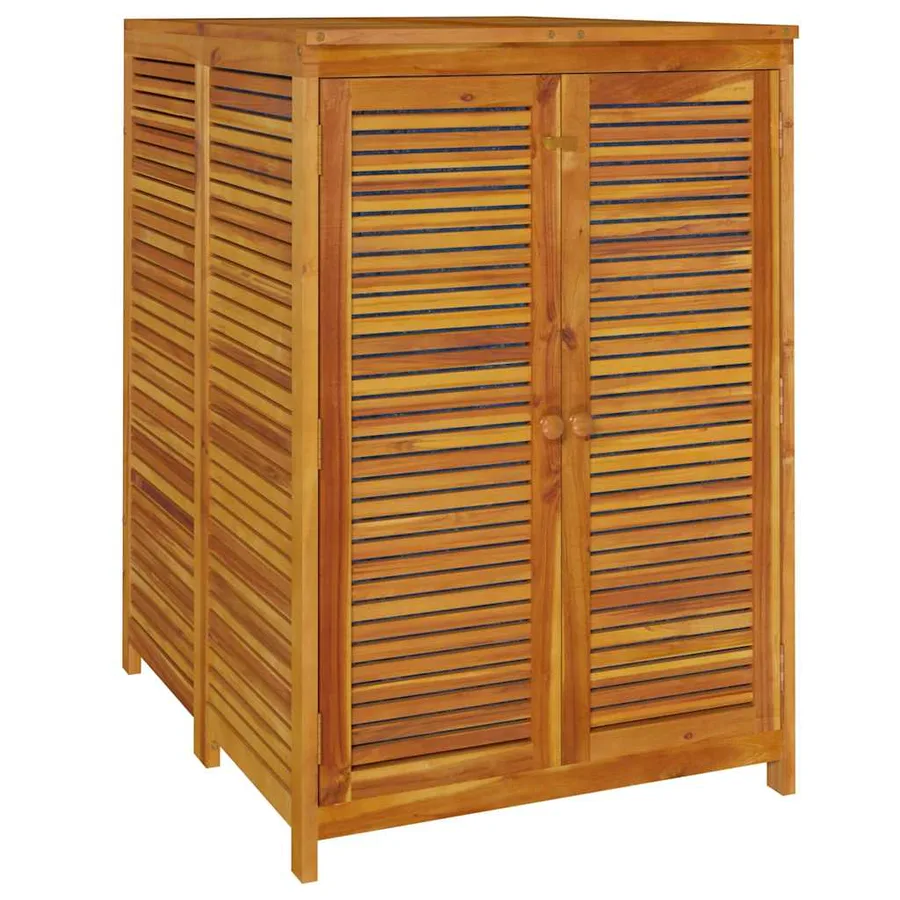 Boîte de rangement de jardin 70x87x104 cm bois massif d'acacia - 2