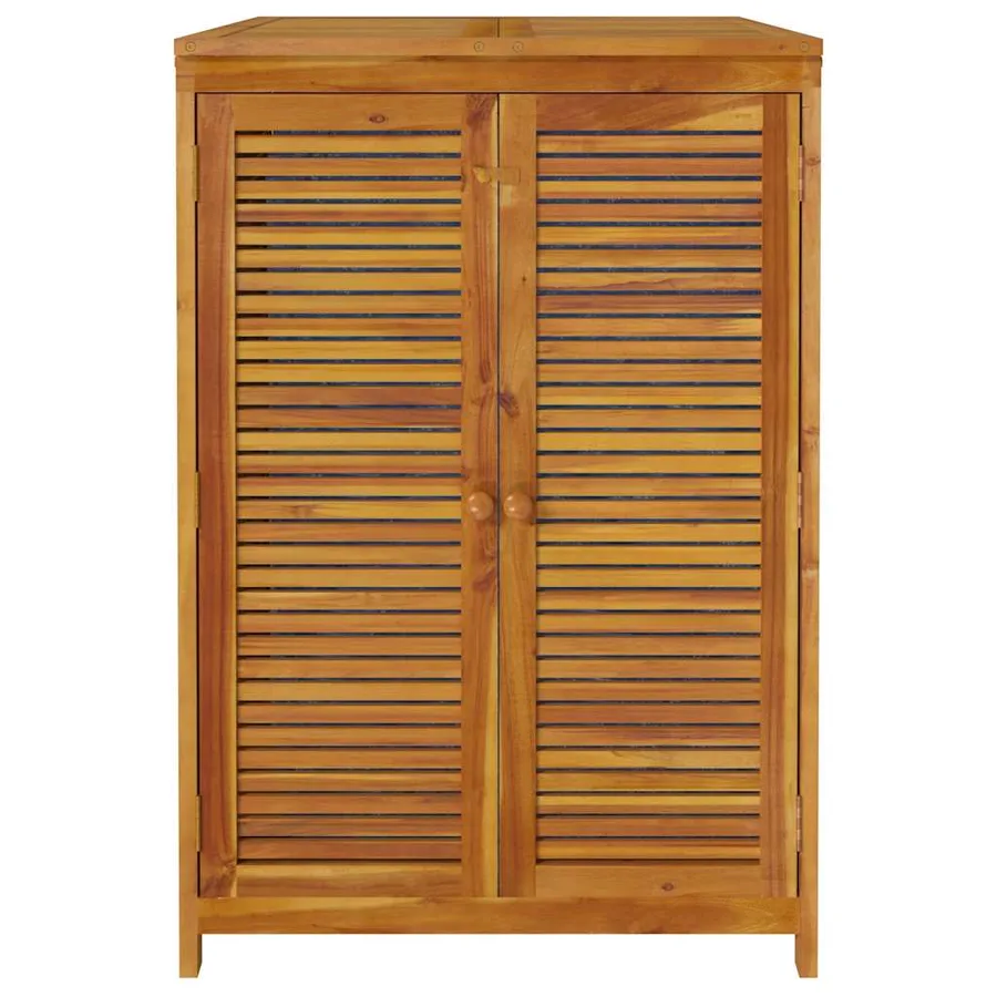 Boîte de rangement de jardin 70x87x104 cm bois massif d'acacia - 6