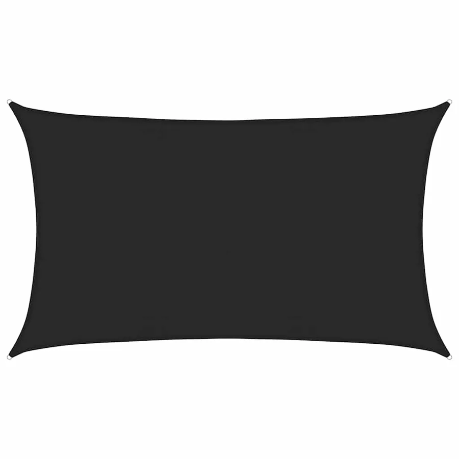 Voile d'ombrage 160 g/m² Noir 5x8 m PEHD - 2