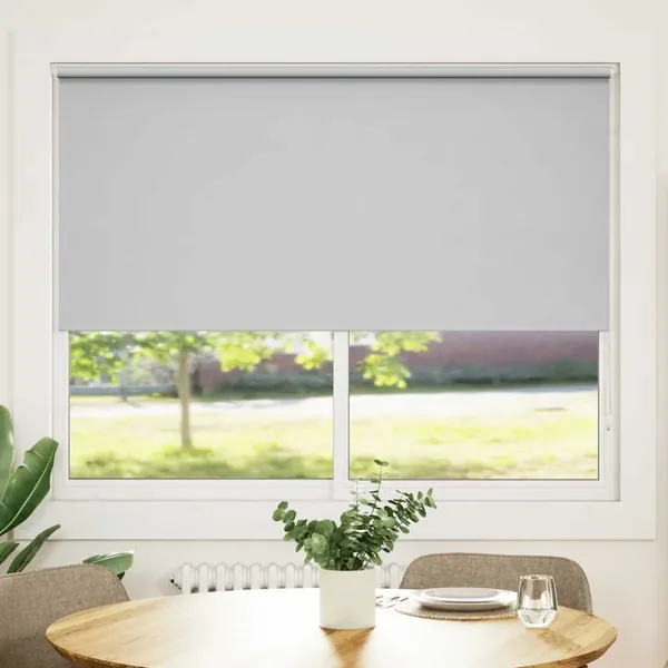 Store enrouleur occultant 144,4 x 175 cm, largeur du tissu 140 cm, gris