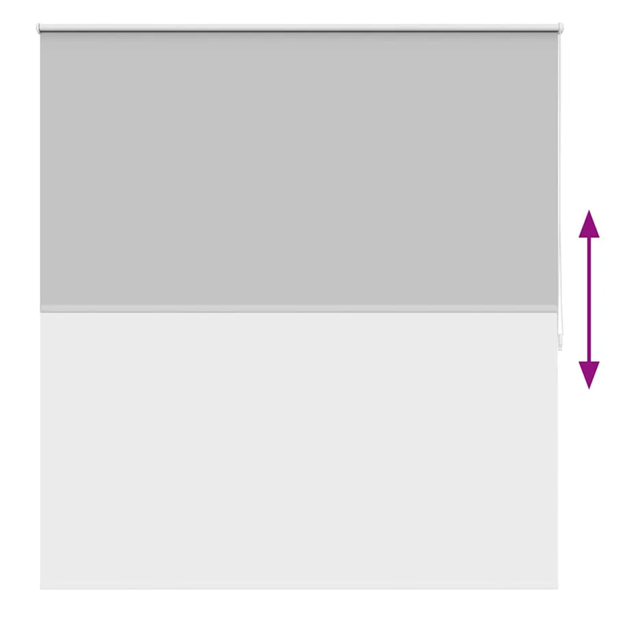 Store enrouleur occultant 144,4 x 175 cm, largeur du tissu 140 cm, gris - 9