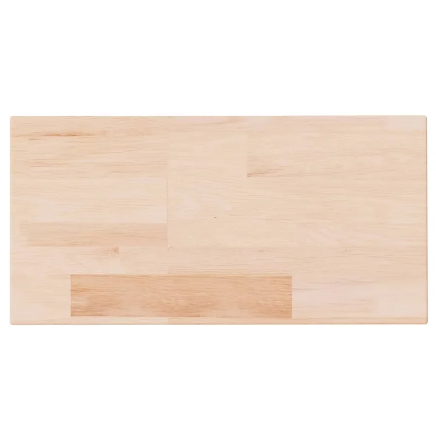 Panneau d'étagère 40x20x4 cm Bois de chêne massif non traité - 2