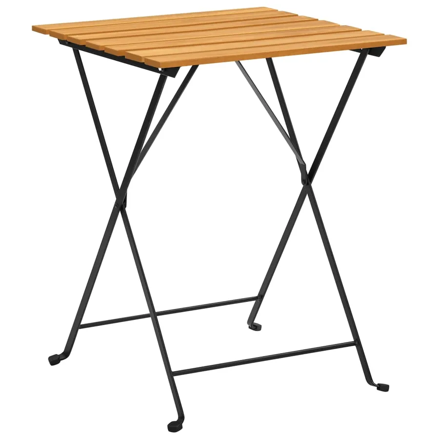 Table de bistro 55x54x71 cm Bois d'acacia massif - 2
