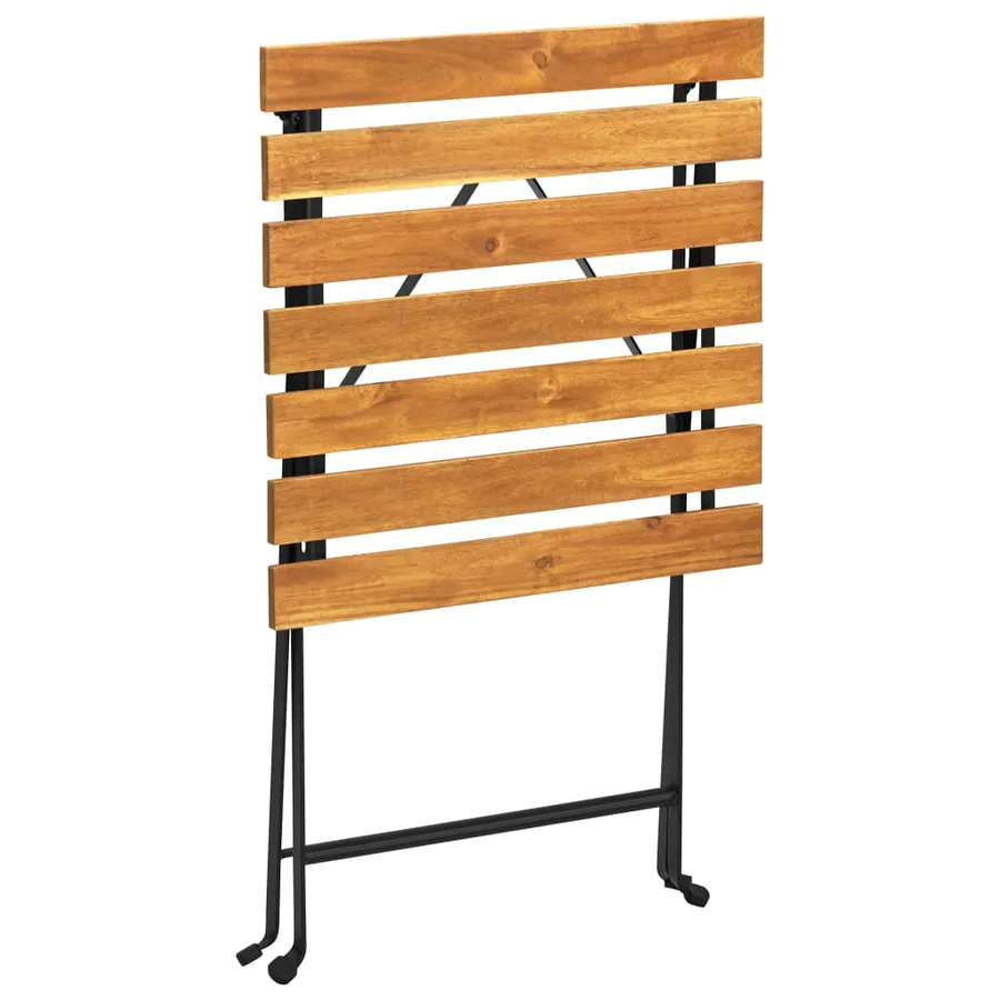 Table de bistro 55x54x71 cm Bois d'acacia massif - 6