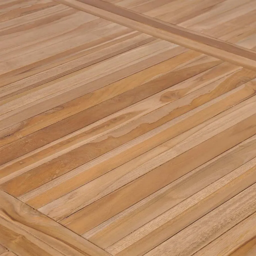 Table de jardin 200x100x77 cm Bois de teck solide - 4