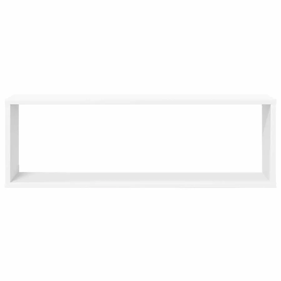 Étagères cube murales 4pcs Blanc 80x15x26,5cm bois d'ingénierie - 6