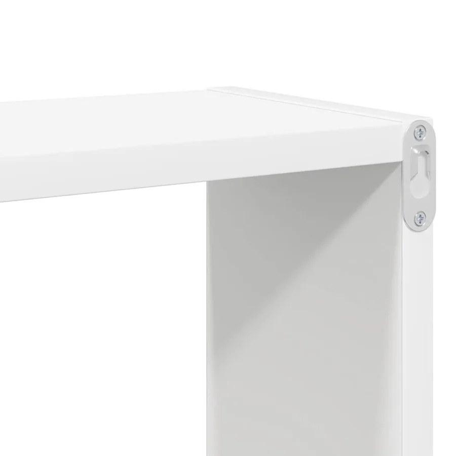 Étagères cube murales 4pcs Blanc 80x15x26,5cm bois d'ingénierie - 9