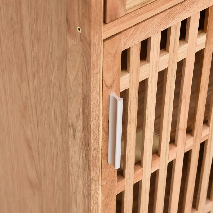 Ensemble de meubles de salle de bain 3 pcs Bois massif de noyer - 7