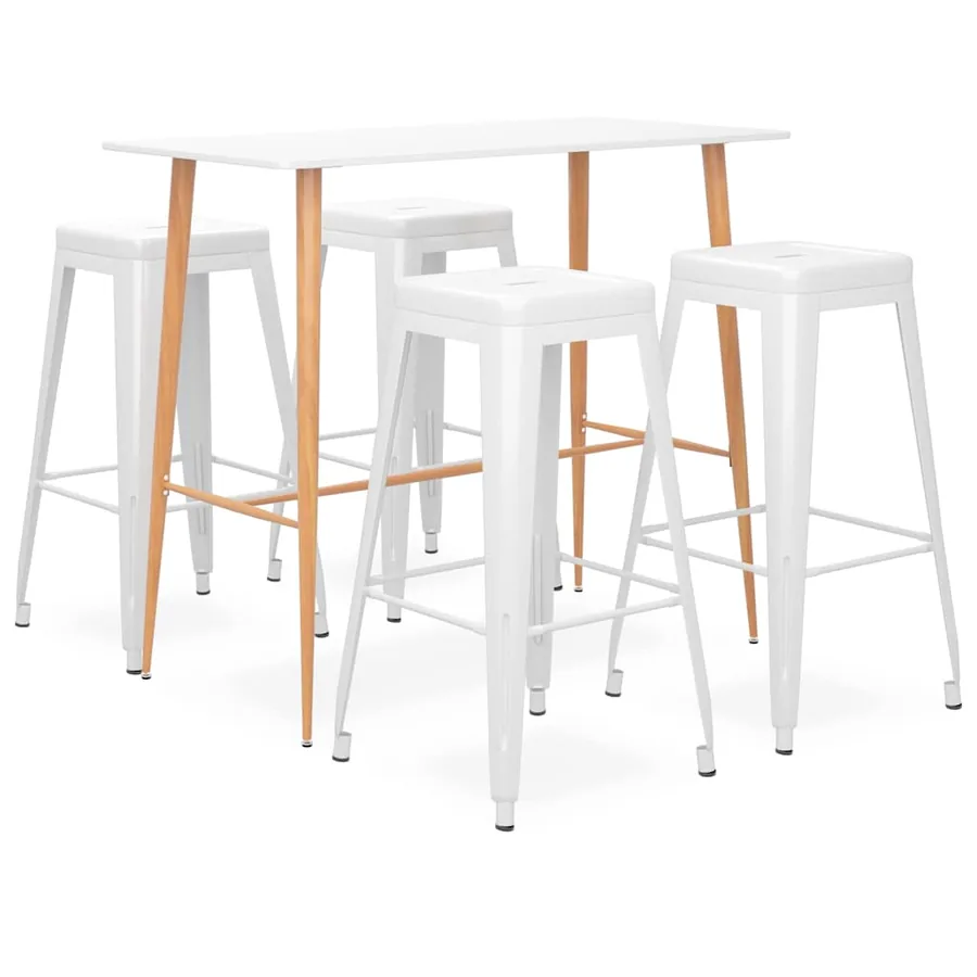 Ensemble de bar 5 pcs Blanc